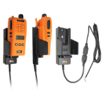 Brodit 532929 houder Actieve houder Tweewegsradio Zwart