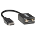 Tripp Lite P134-06N-VGA-BP video kabel adapter 0,15 m DisplayPort VGA (D-Sub) Zwart