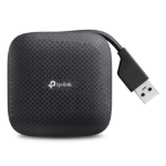 TP-Link UH400 interface hub USB 3.2 Gen 1 (3.1 Gen 1) Type-A 5000 Mbit/s Black