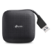 TP-Link UH400 interface hub USB 3.2 Gen 1 (3.1 Gen 1) Type-A 5000 Mbit/s Black