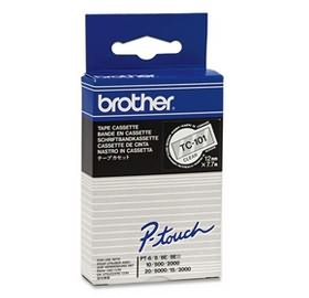Image of Brother TC-101 DirectLabel black on Transparent 12mm x 7,7m for...