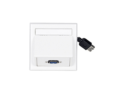 Vivolink WI221185 socket-outlet USB White