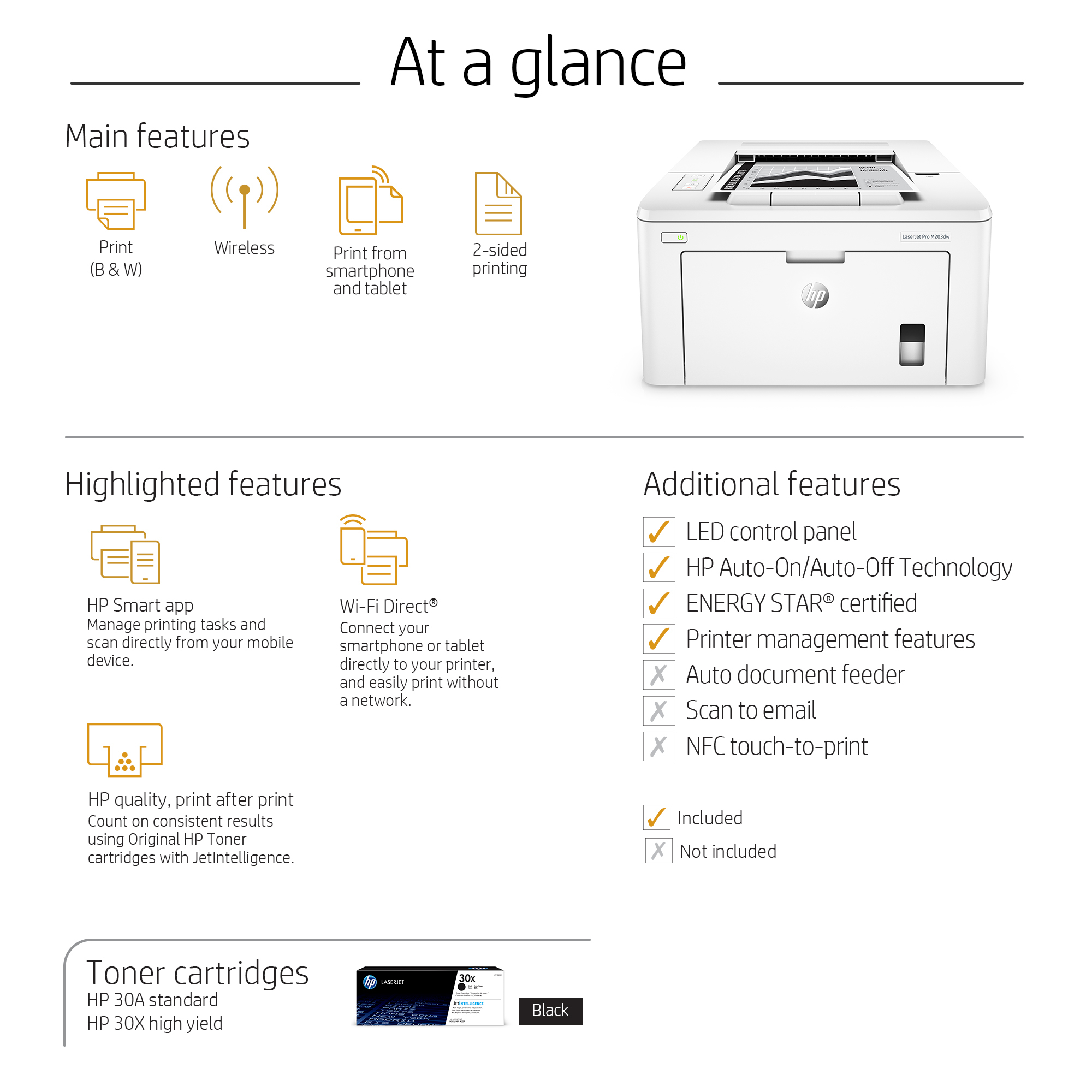 Hp Laserjet Pro M203dw 1200 X 1200 Dpi A4 Wi Fi