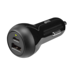 Monoprice 2-Port 39W USB Black Auto