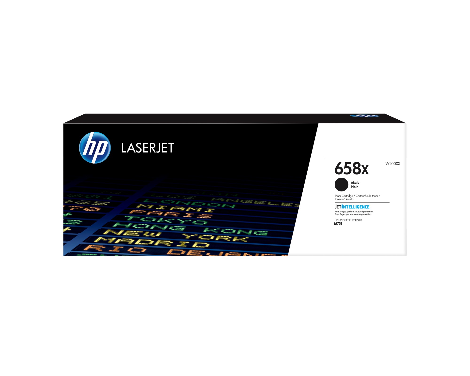 W2000X/658X Toner black, 33K pages ISO/IEC 19752 for HP M 751