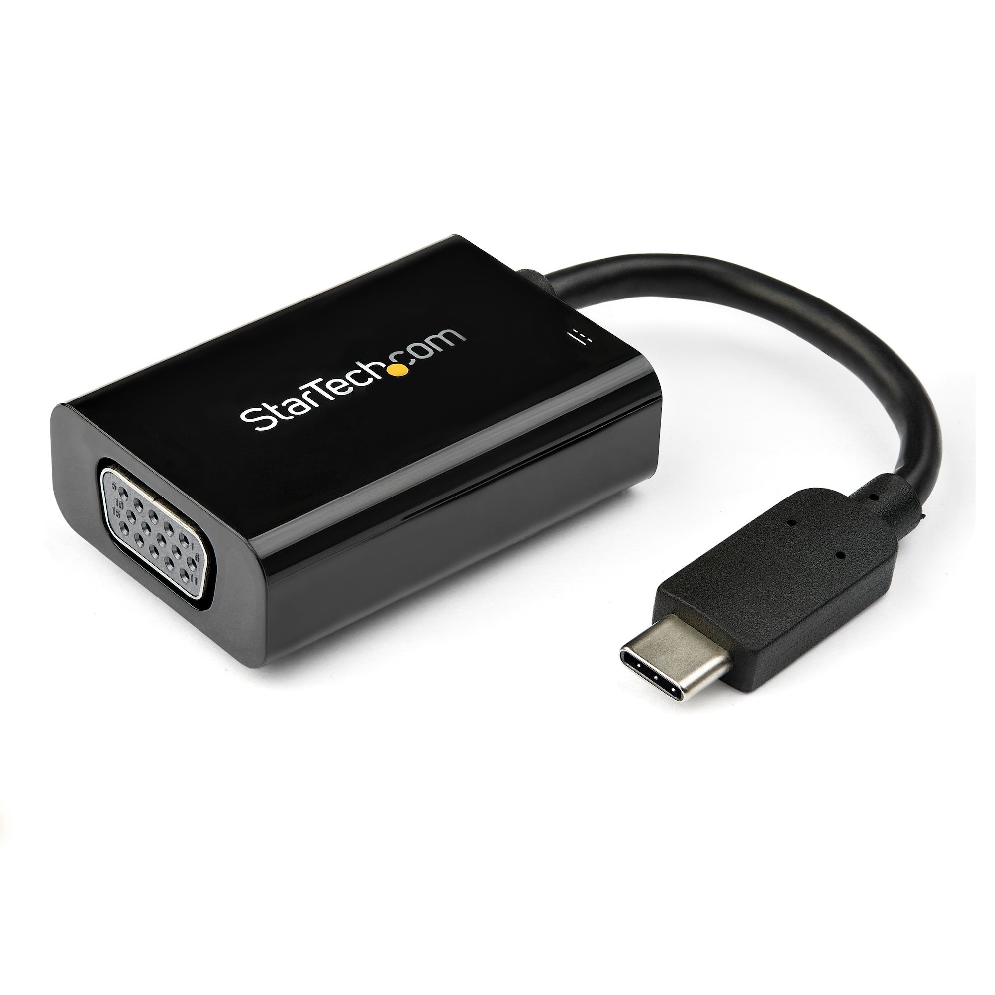 Image of StarTech.com USB C to VGA Adapter with Power Delivery - 1080p USB...