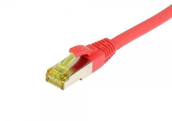 EU Product - Patchkabel RJ45 CAT6A 500Mhz rot S-STP S/FTP TPE/LSZH Ultraflex AWG26 - Cable - Network thumbnail