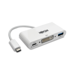 Tripp Lite U444-06N-DU-C interface hub USB 3.2 Gen 1 (3.1 Gen 1) Type-C 5000 Mbit/s White