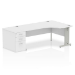 Dynamic Impulse Right Crescent Desk Workstation