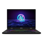 MSI Pulse 16 AI C1VGKG-001UK Intel Core Ultra 7 155H Laptop 40.6 cm (16") Quad HD+ 16 GB DDR5-SDRAM 1 TB SSD NVIDIA GeForce RTX 4070 Wi-Fi 6E (802.11ax) Windows 11 Home Black