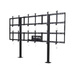 Peerless DS-S555-3X2 multimedia cart/stand Black Multimedia stand -