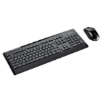 Fujitsu LX901 keyboard Mouse included RF Wireless QWERTY Black