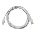 Monoprice 8612 USB cable 118.1" (3 m) USB 2.0 USB A White