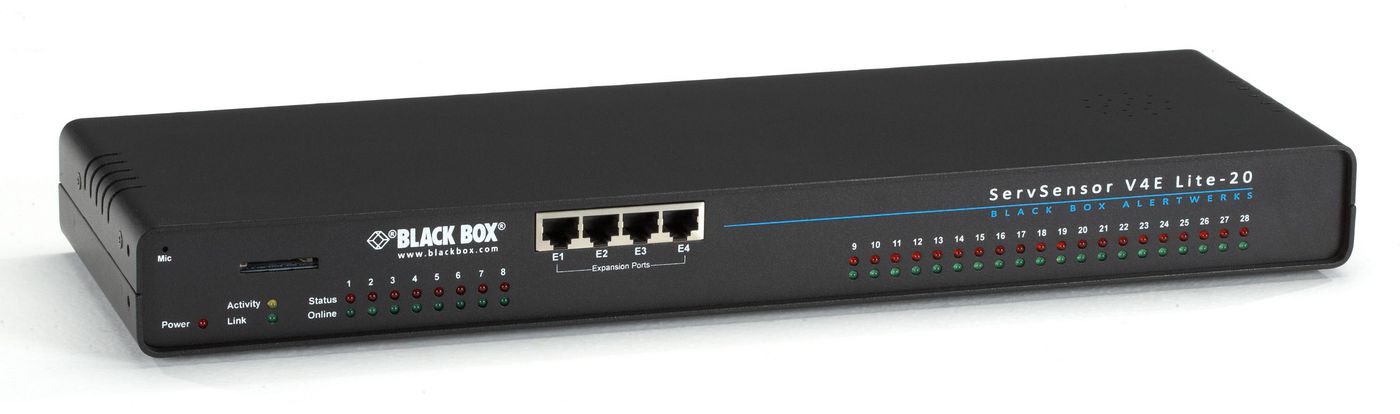 Black Box ALERTWERKS SERVSENSOR V4EL W/ 20 DRY CONTACT IN