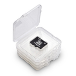 Integral INMSDQUADBOX memory card case 4 cards Transparent