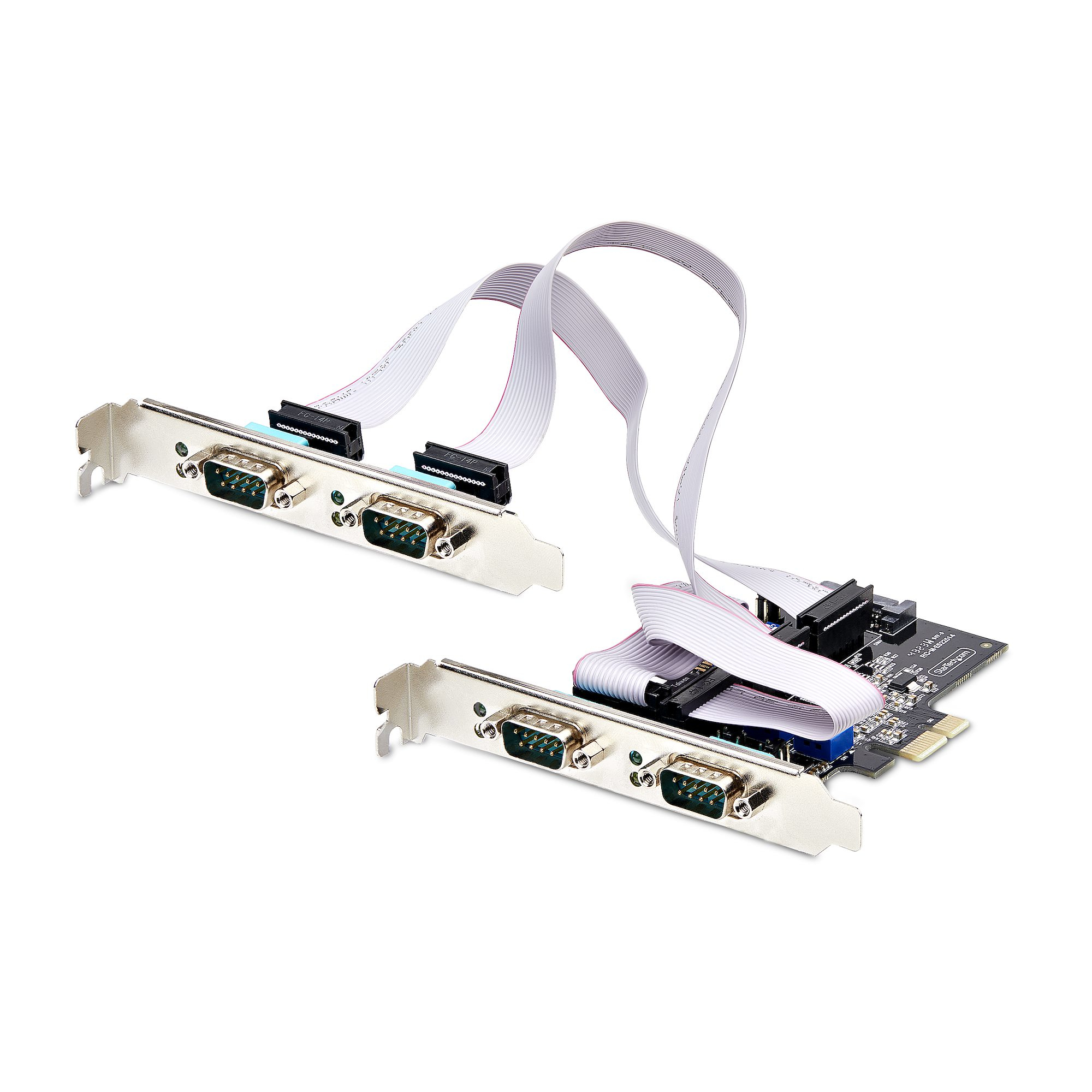 Image of StarTech.com 4-Port Serial PCIe Card, Quad-Port PCI Express to...