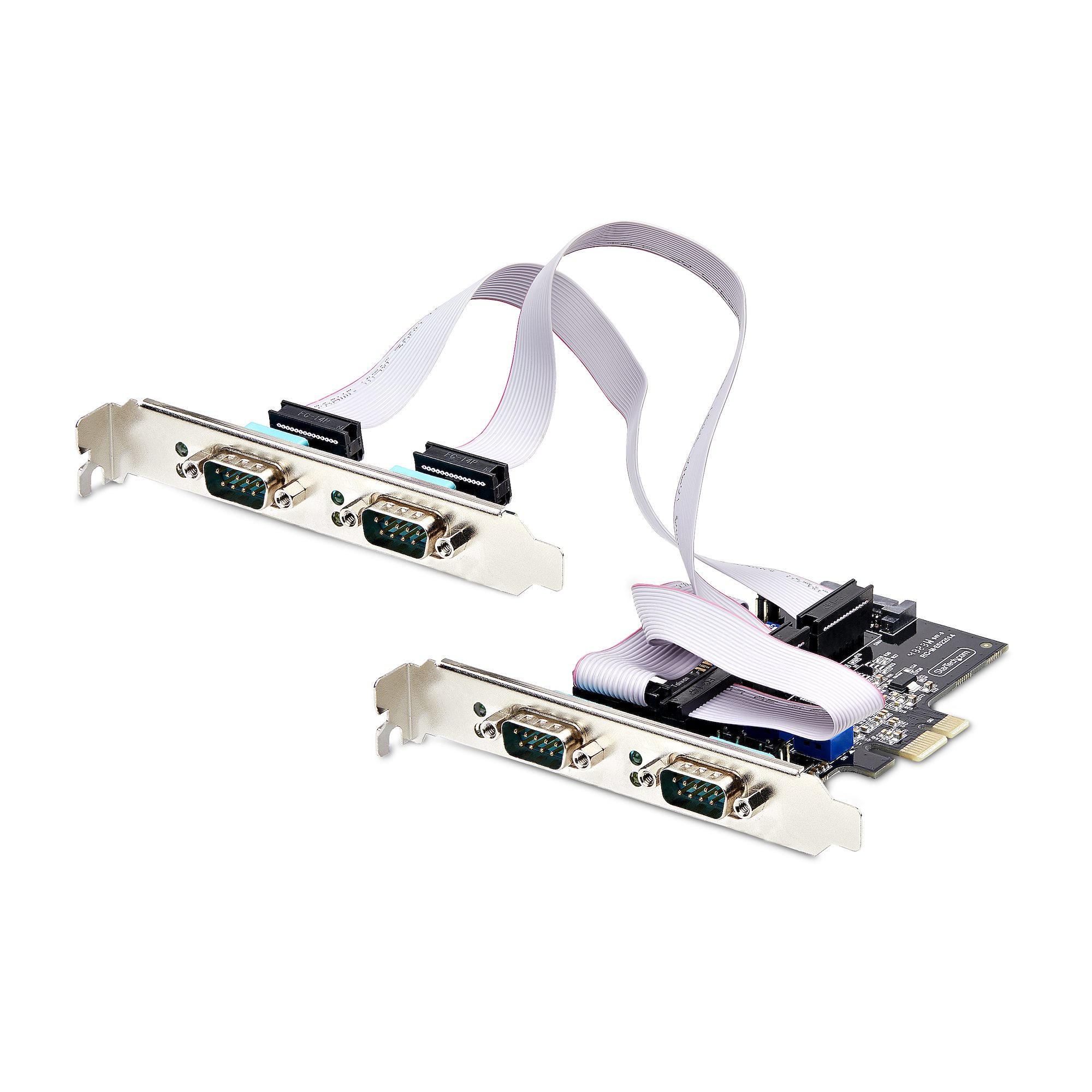 Photos - Network Card Startech.com 4-Port Serial PCIe Card, Quad-Port PCI Express to RS232/R PS7 