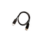 V7 V7DPPRO-1M-BLK DisplayPort-kabel Svart