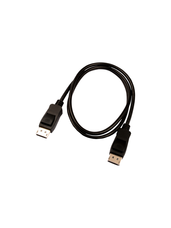 V7 V7DPPRO-1M-BLK DisplayPort-kabel Svart