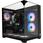 CyberPowerPC EXB2B10003 PC AMD Ryzen™ 7 9800X3D 32 GB DDR5-SDRAM 1 TB SSD NVIDIA GeForce RTX 5070 Windows 11 Pro Tower Black