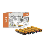 Peach 111915 tonercartridge 5 stuk(s) Zwart, Cyaan, Magenta, Geel