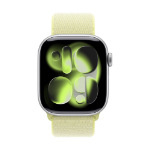 Apple MFFF4ZM/A smart wearable accessory Band Yellow Nylon, Recycled polyester, Spandex