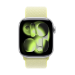 Apple MFFF4ZM/A smart wearable accessory Band Yellow Nylon, Recycled polyester, Spandex