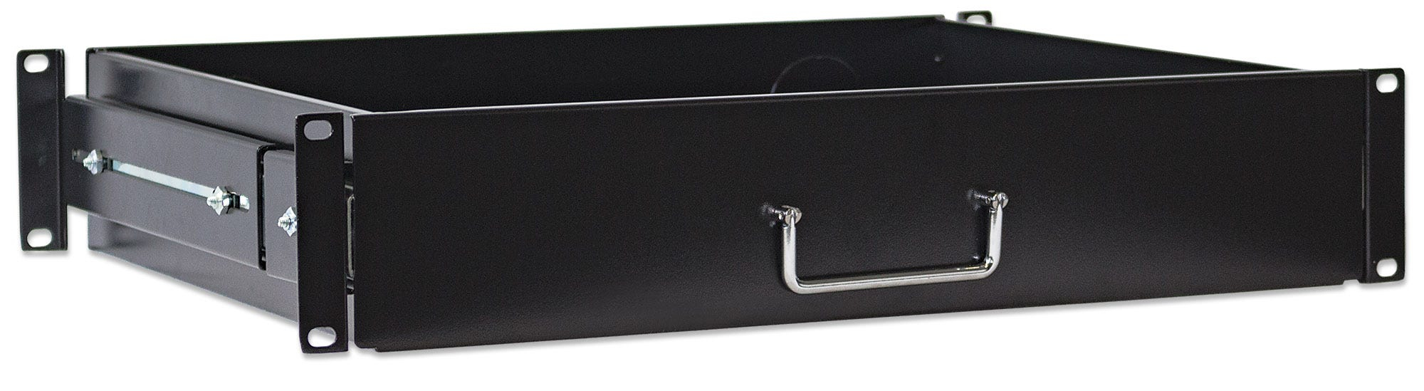 Intellinet 19" Drawer Shelf, 2U, Shelf Depth 350mm, Black