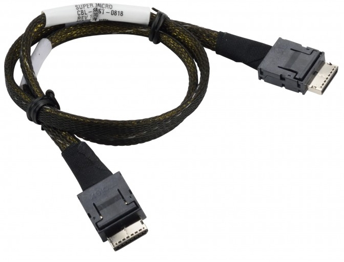 Supermicro CBL-SAST-0818 Serial Attached SCSI (SAS) cable 0.55 m Black