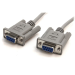 StarTech.com Cable de Módem Nulo de Serie Cruzado 3m Null RS232 Serial - 2x Hembra DB9 - Gris