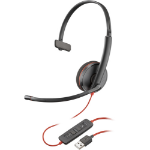 Poly Poly Blackwire 3210 Monaural USB-A Headset (Bulk)   EOL - change to 8X214A6