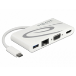 DeLOCK 87731 laptop dock/port replicator USB 3.2 Gen 1 (3.1 Gen 1) Type-C Grey, White