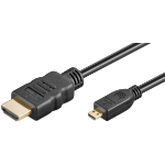 Microconnect HDM19191.5V1.4D HDMI cable 1.5 m HDMI Type A (Standard) HDMI Type D (Micro) Black