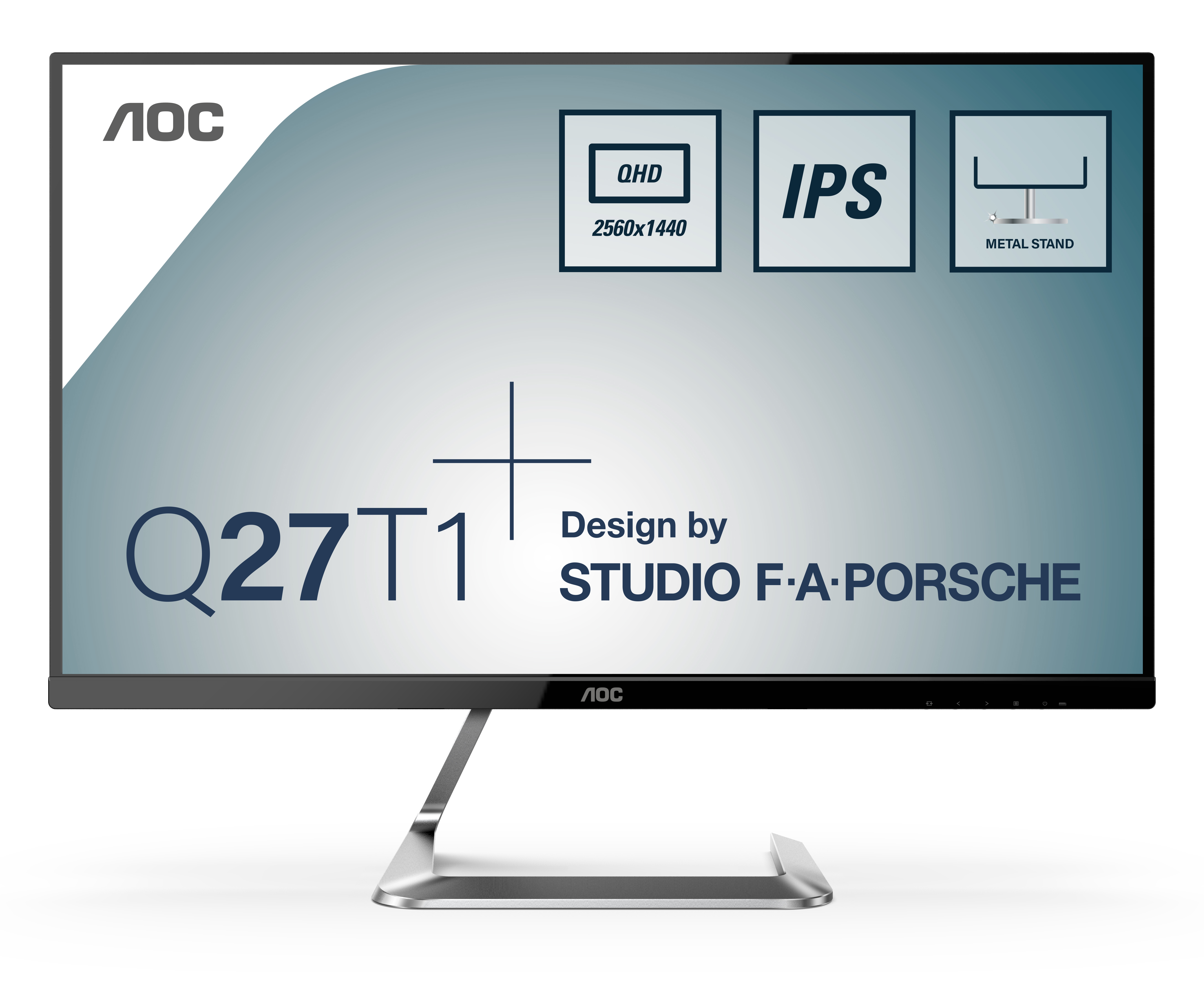 AOC Q27T1 computer monitor 68.6 cm (27") 2560 x 1440 pixels Quad...