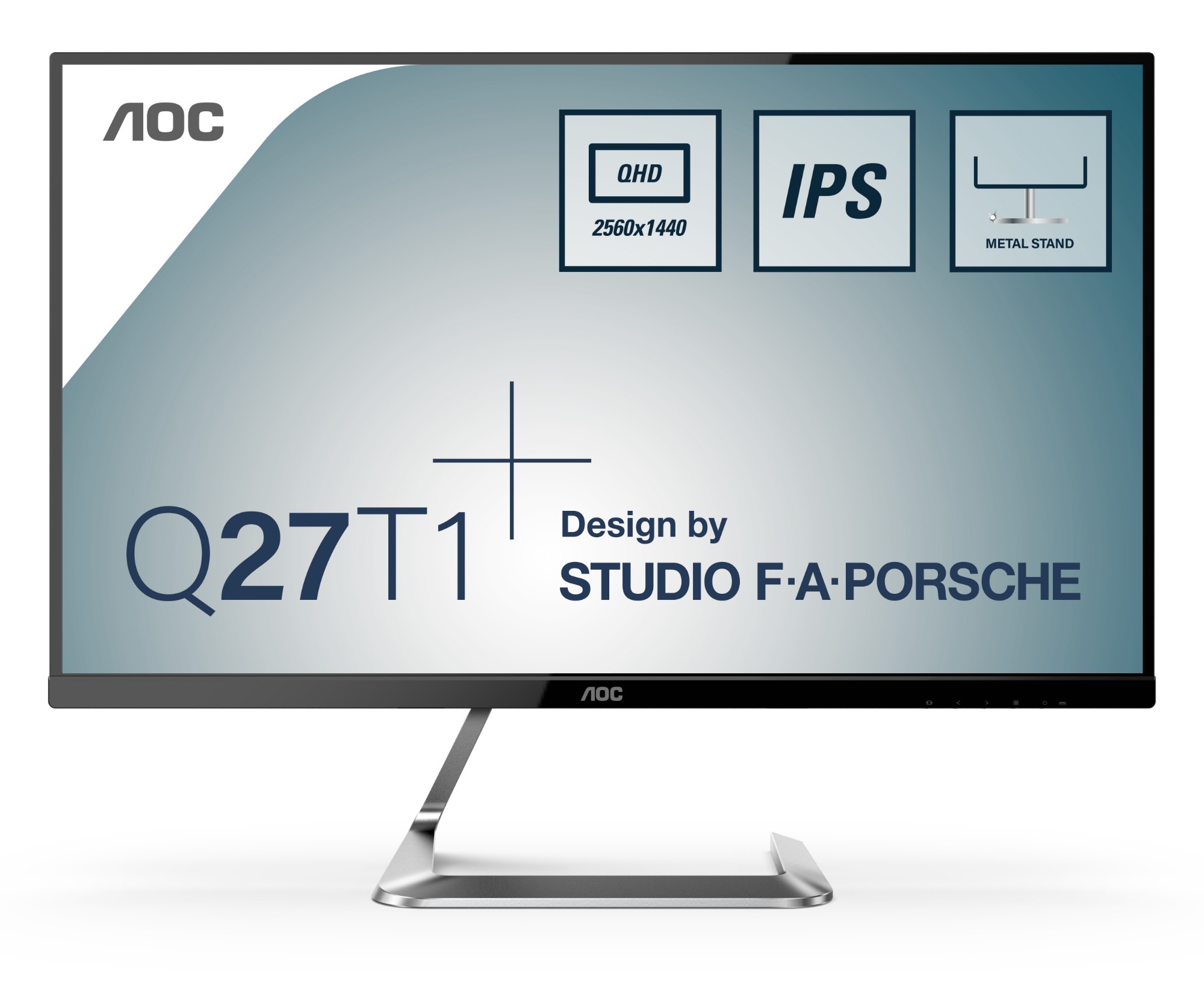 AOC Q27T1 computer monitor 68.6 cm (27") 2560 x 1440 pixels Quad HD LED Black