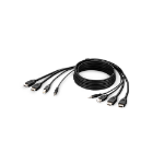 Belkin F1DN2CCBL-HH10t KVM cable Black 118.1" (3 m)