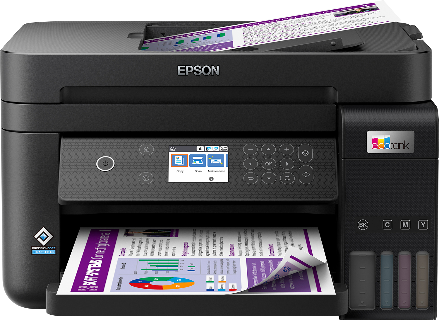 Image of Epson EcoTank ET-3850 Inkjet A4 4800 x 1200 DPI 33 ppm Wi-Fi
