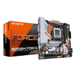 GIGABYTE B850M FORCE Motherboard - AMD Ryzen 9000 Series CPUs, 8+2+2 Phases Digital VRM, up to 9600MHz DDR5 (OC), 1xPCIe 5.0 + 2xPCIe 4.0 M.2, 2.5 GbE LAN, USB 3.2 Gen 2