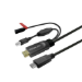 Vivolink PROUSBCHDMIUSBB5-CHARGE USB cable USB 3.2 Gen 1 (3.1 Gen 1) 5 m USB C Black