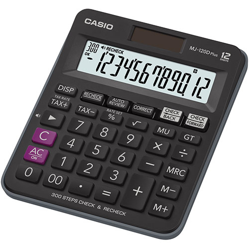 Image of Casio MJ-120D Plus calculator Desktop Basic Black