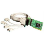 Brainboxes Universal 4-Port RS232 PCI Card interface cards/adapter