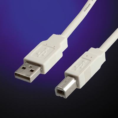 VALUE USB 2.0 Cable. A - B. M/M 3 m
