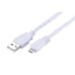 LinkIT CUSBAMMBM-050-W USB cable USB 2.0 3 m White