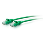 C2G 7.6m Cat6a Snagless Unshielded (UTP) Slim Ethernet Patch Cable - Green
