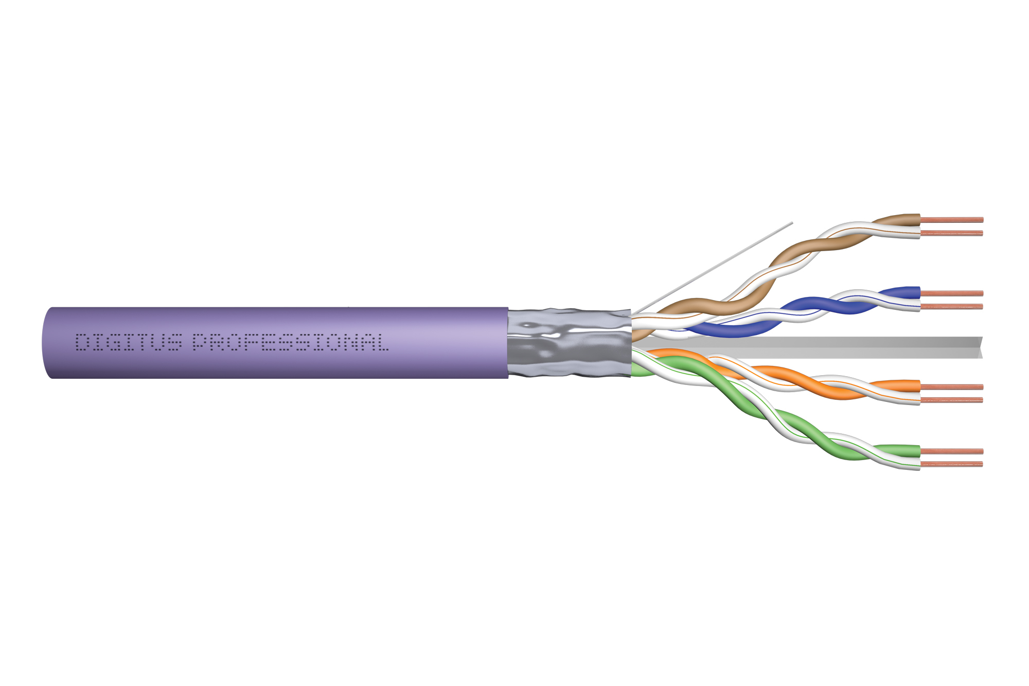 Digitus Cat.6 F/UTP installation cable, 305 m, simplex, Eca