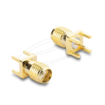 DeLOCK 67411 cable gender changer SMA Gold