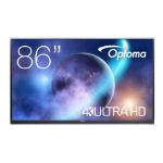 Optoma H1F0C0EBW101 TV-apparat 2,18 m (86") 4K Ultra HD Wi-Fi Svart