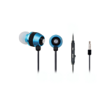 Gembird MHS-EP-002 hoofdtelefoon/headset Bedraad In-ear Oproepen/muziek Zwart, Blauw