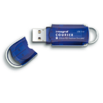 Integral 8GB Courier FIPS 197 Encrypted USB 3.0 USB flash drive USB Type-A 3.2 Gen 1 (3.1 Gen 1) Blue, Silver