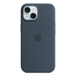 Apple iPhone 15 Silicone Case with MagSafe - Storm Blue